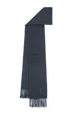 Solid/Plain Cashmere Black Scarf