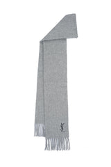 Solid/Plain Wool Grey Scarf