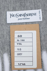 Solid/Plain Wool Grey Scarf