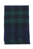 Classic Check Cashmere Blue Scarf
