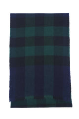 Burberry Pre-Owned Check Cashmere Blue Scarf