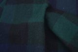 Classic Check Lambswool Blue Scarf