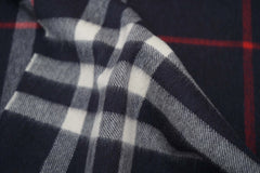 Burberry Pre-Owned Check Cashmere Blue Scarf