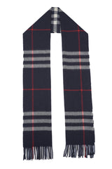Burberry Pre-Owned Check Cashmere Blue Scarf