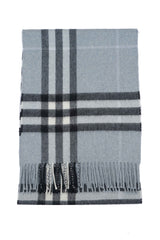 Burberry Pre-Owned Check Cashmere Sky Blue Scarf