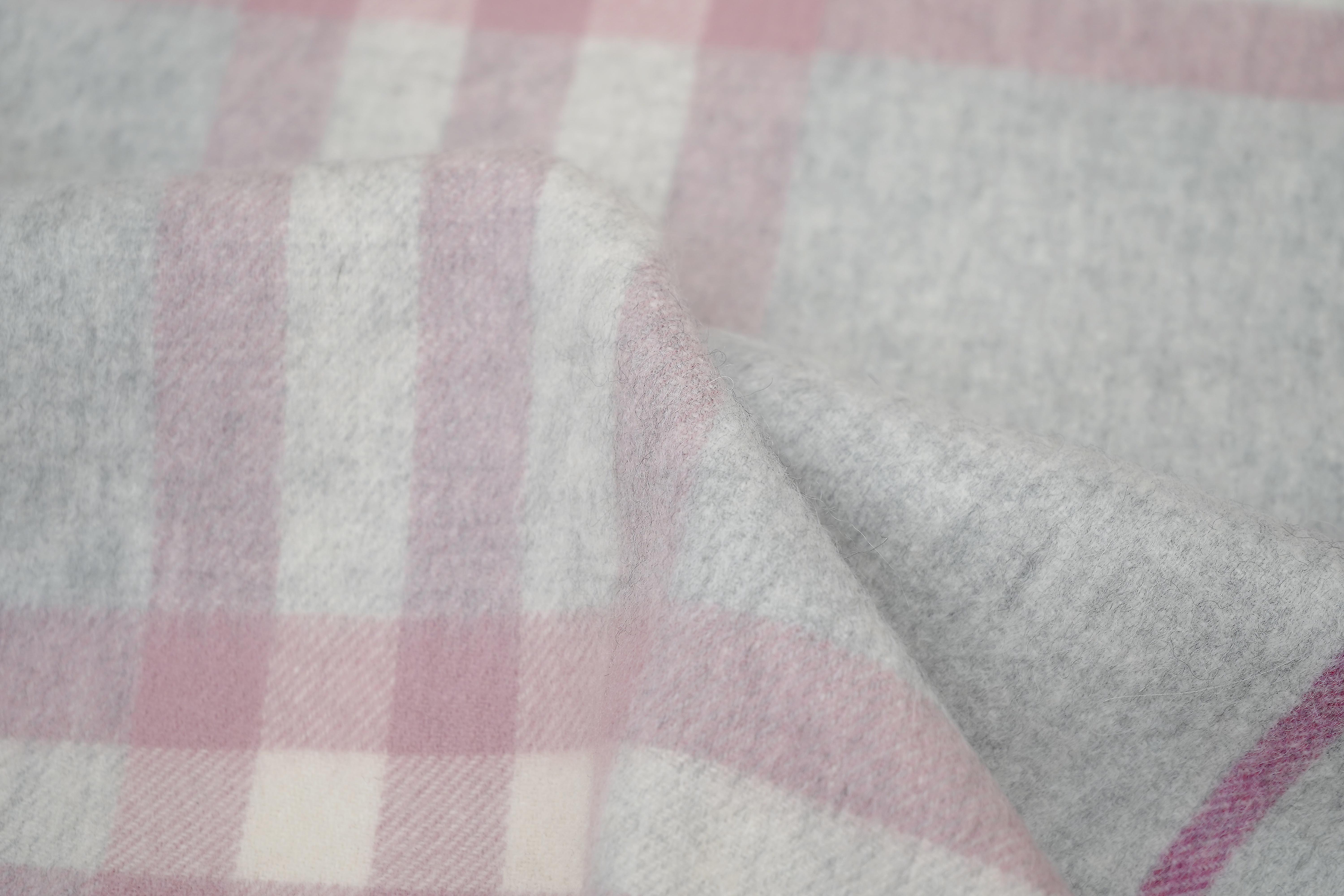Classic Check Cashmere Grey Scarf