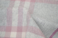 Check Cashmere Grey Scarf