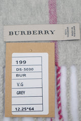 Check Cashmere Grey Scarf