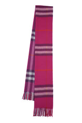 Burberry Pre-Owned Check Cashmere Pink Scarf