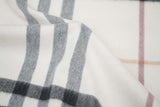 Classic Check Cashmere Ecru/Off-White Scarf