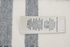 Burberry Pre-Owned Check Cashmere Ecru/Off-White Scarf