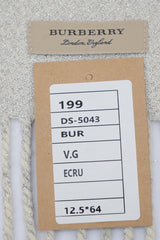 Burberry Pre-Owned Check Cashmere/Polyster Ecru/Off-White Scarf