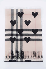 Burberry Pre-Owned Check Cashmere Pink Scarf