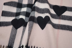 Burberry Pre-Owned Check Cashmere Pink Scarf
