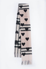 Burberry Pre-Owned Check Cashmere Pink Scarf