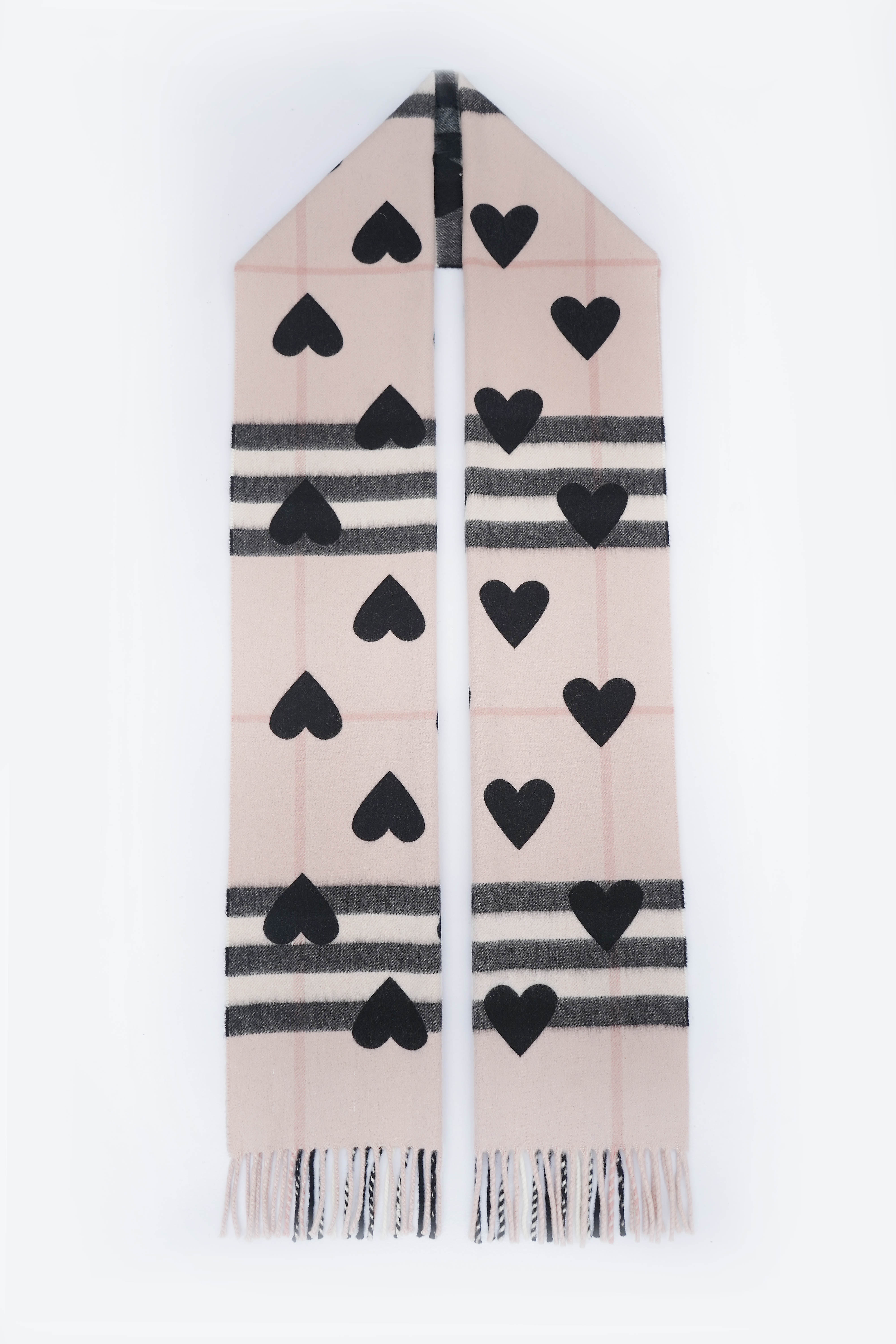 Classic Check Cashmere Pink Scarf