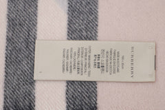 Burberry Pre-Owned Check Cashmere Pink Scarf