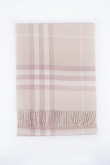 Burberry Pre-Owned Check Cashmere Pink Scarf