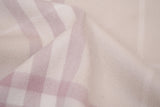 Classic Check Cashmere Pink Scarf