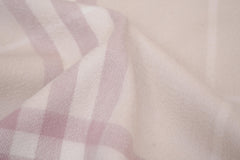 Burberry Pre-Owned Check Cashmere Pink Scarf