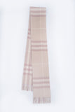 Classic Check Cashmere Pink Scarf