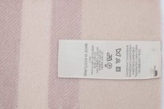 Burberry Pre-Owned Check Cashmere Pink Scarf