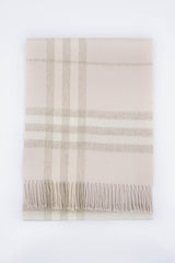 Burberry Pre-Owned Check Cashmere Pink Scarf