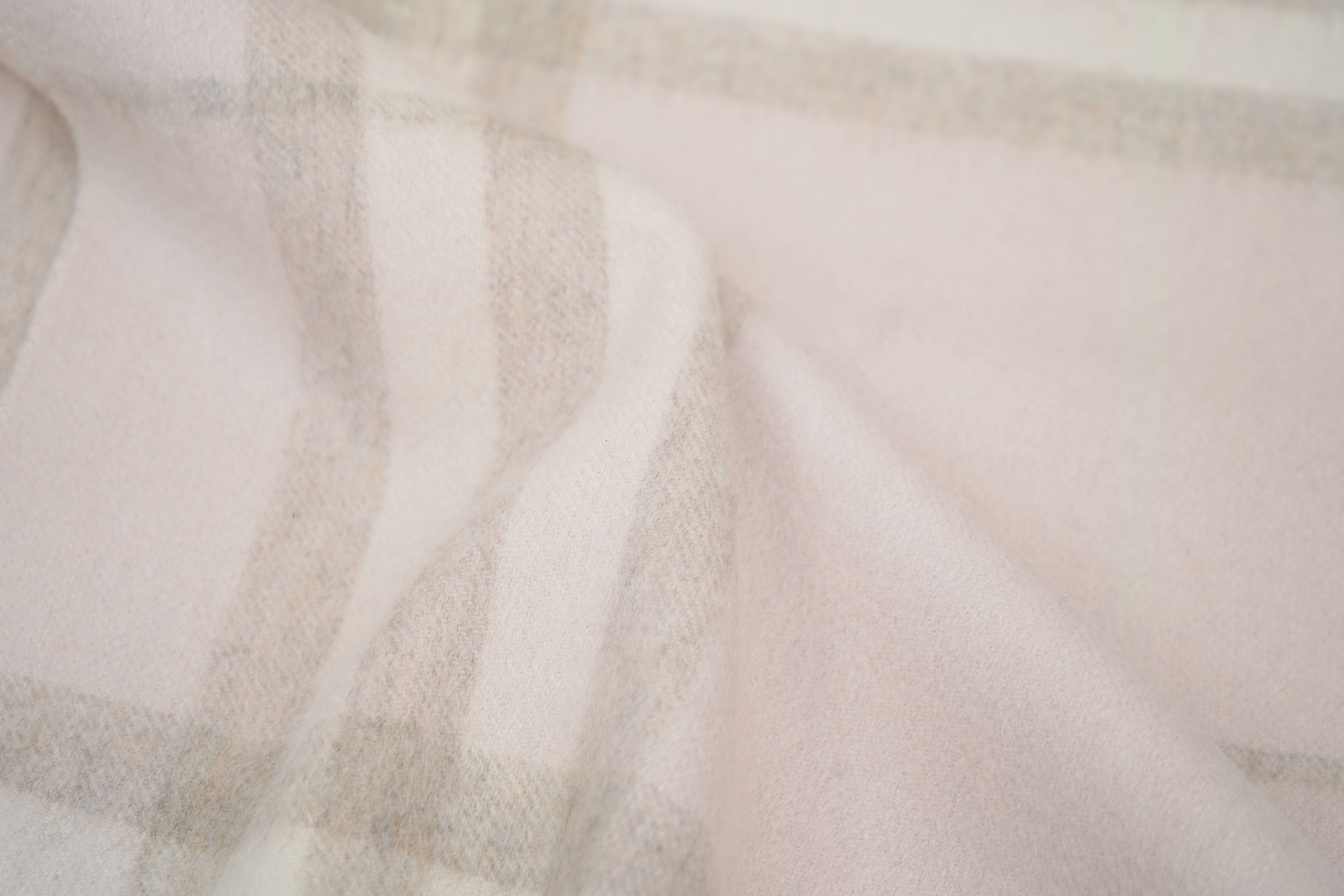 Classic Check Cashmere Pink Scarf
