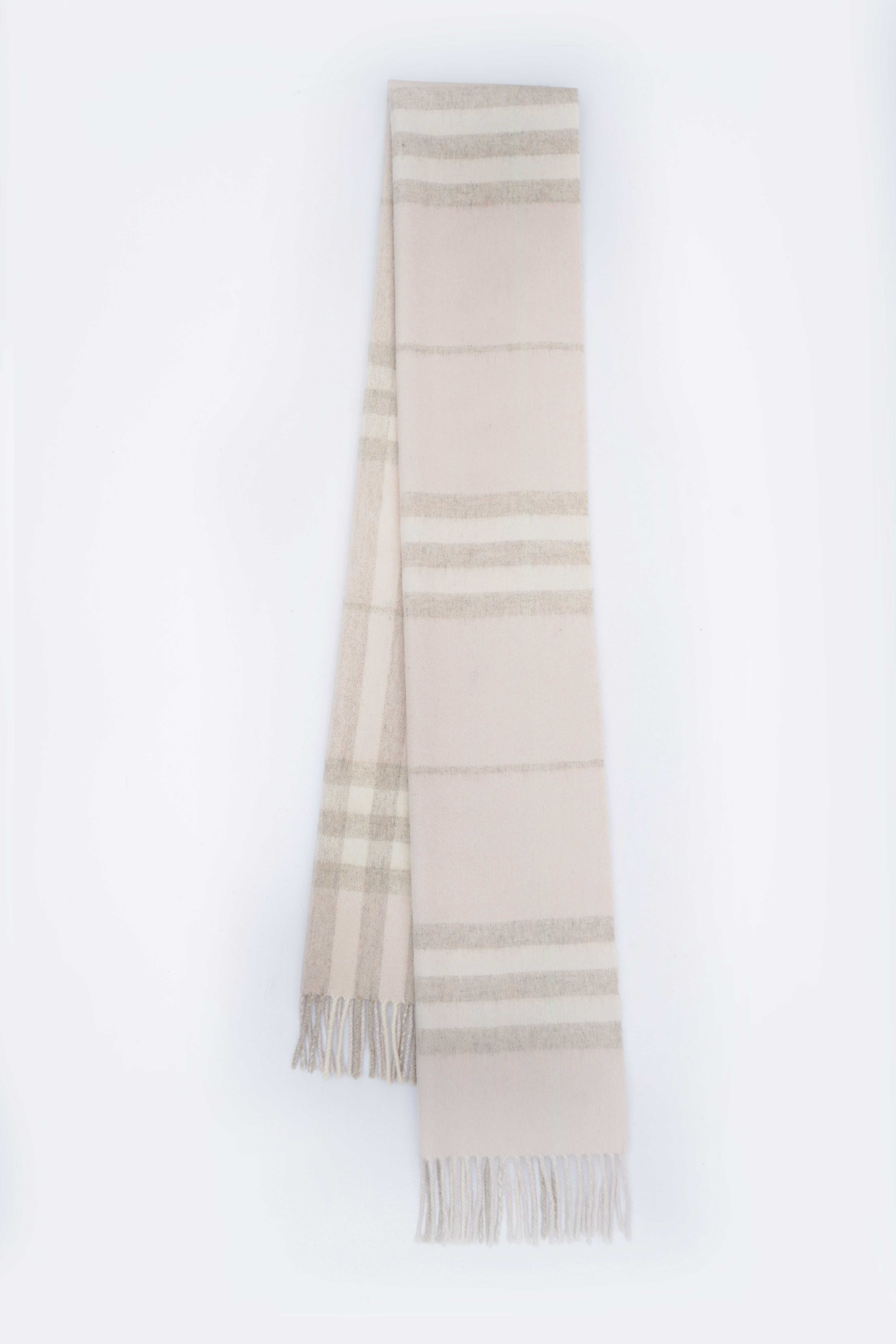 Classic Check Cashmere Pink Scarf