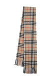 Classic Check Cashmere Beige Scarf
