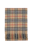 Classic Check Cashmere Beige Scarf