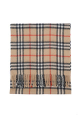 Burberry Pre-Owned Check Cashmere/Lambswool Beige Scarf
