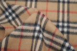 Classic Check Cashmere Beige Scarf