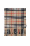 Classic Check Cashmere Beige Scarf