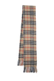 Classic Check Cashmere Beige Scarf