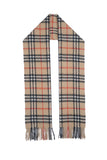 Classic Check Cashmere Beige Scarf