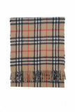Classic Check Cashmere Beige Scarf