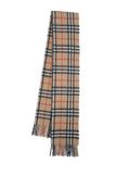 Classic Check Cashmere Beige Scarf