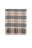 Classic Check Cashmere Beige Scarf