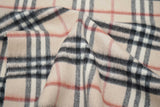 Classic Check Cashmere Beige Scarf