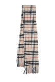 Classic Check Cashmere Beige Scarf