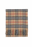 Classic Check Cashmere Beige Scarf