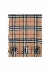 Burberry Pre-Owned Check Cashmere Beige Scarf