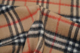 Classic Check Cashmere Beige Scarf