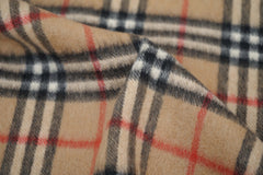 Burberry Pre-Owned Check Cashmere Beige Scarf