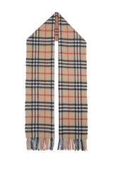 Burberry Pre-Owned Check Cashmere Beige Scarf
