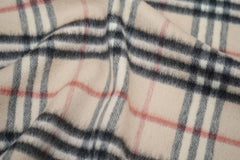 Burberry Pre-Owned Check Cashmere Beige Scarf