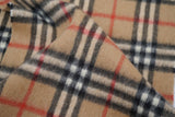 Classic Check Cashmere Beige Scarf