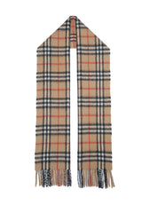 Burberry Pre-Owned Check Cashmere Beige Scarf