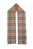 Classic Check Cashmere Beige Scarf